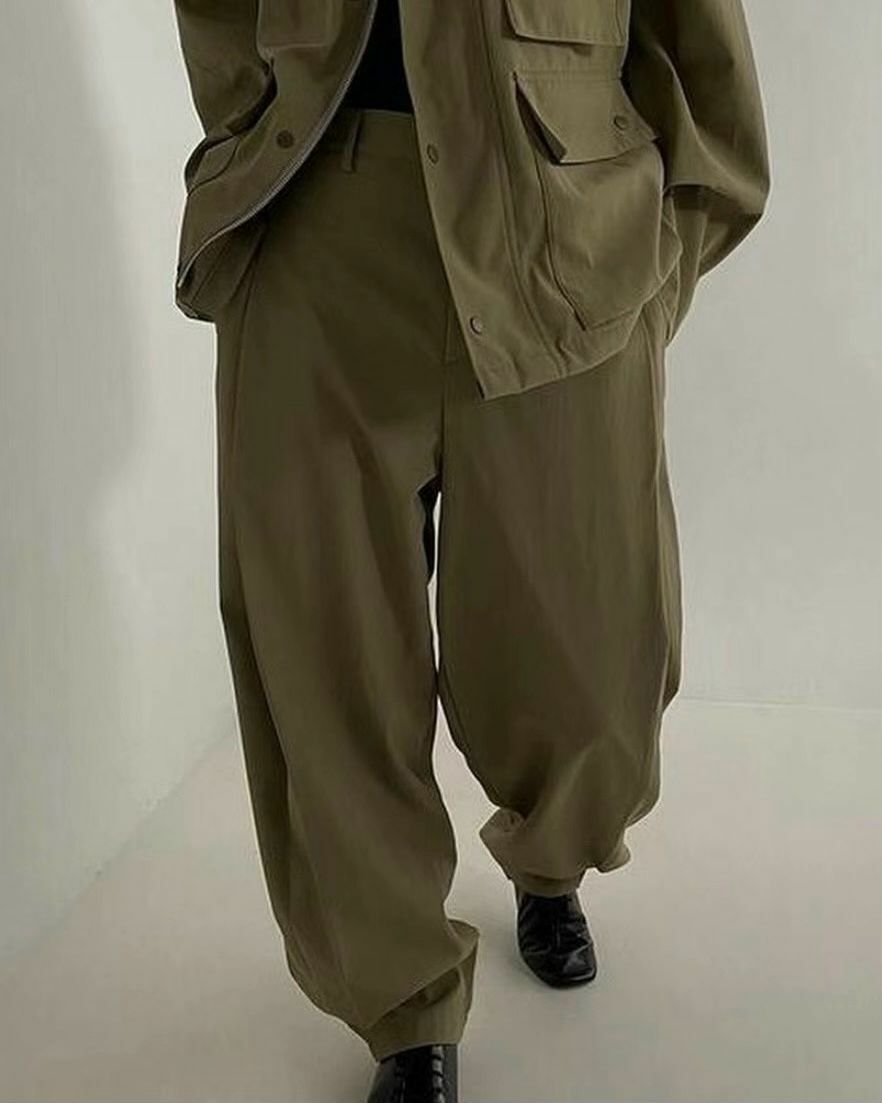 淨色鬆身西褲 P2640