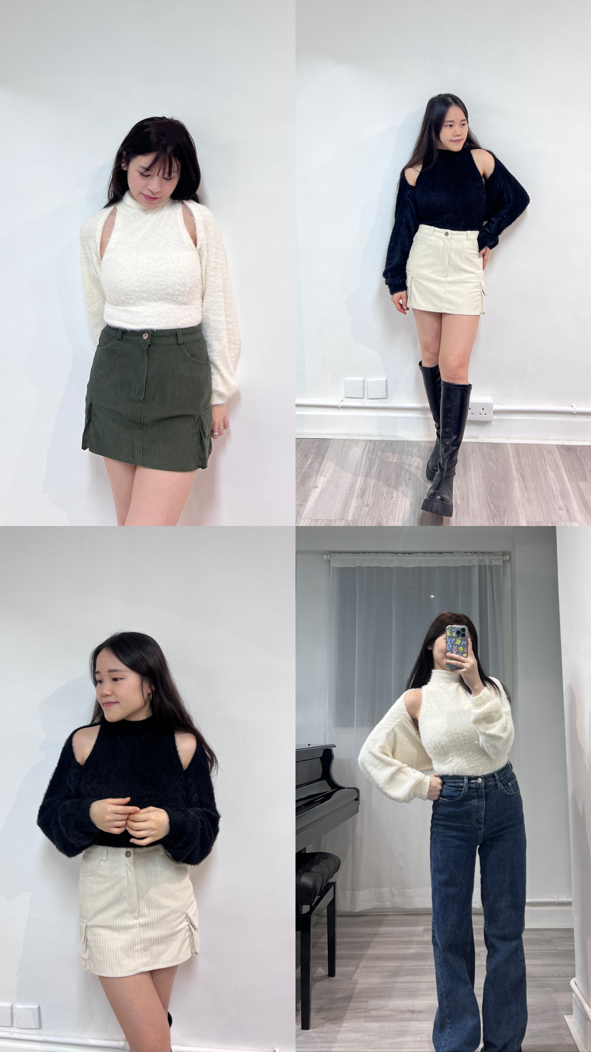 梳乎！滑lulu入膊背心+外套set // 3 colours