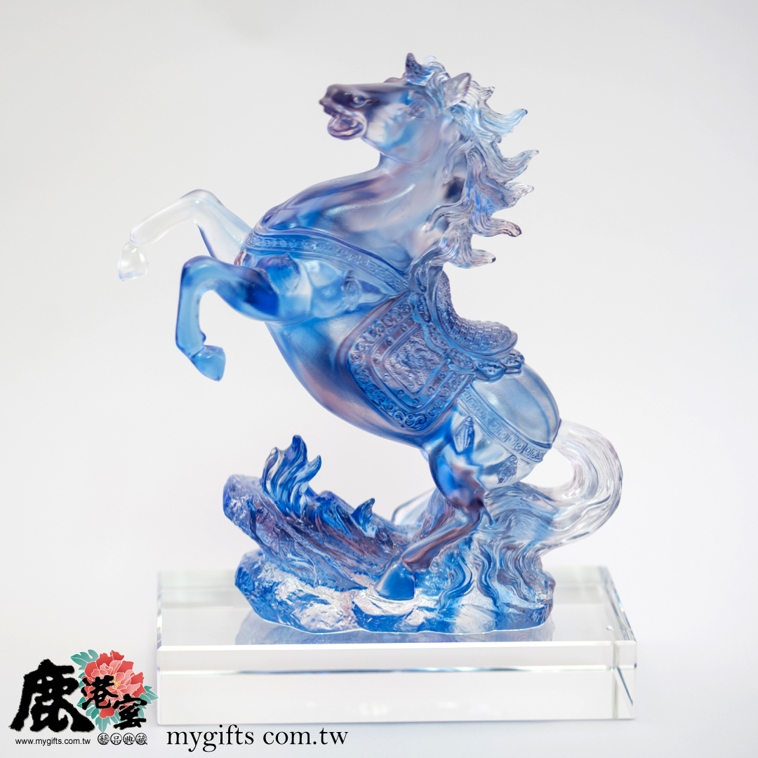 居家開運琉璃壯志凌雲擺飾推薦｜提升運勢 招財藝術精品