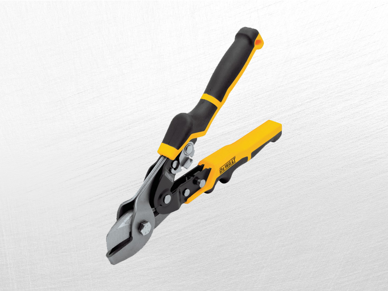 DEWALT 美國 得偉｜V型切口剪 人體工學握把 V型切口剪刀 30度V形狀｜DWHT14690