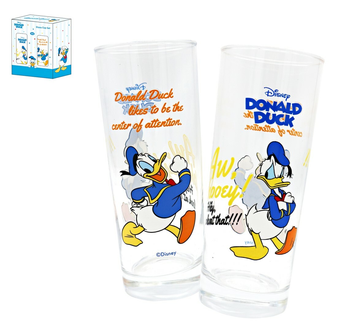 迪士尼唐老鴨 | 2P玻璃杯套裝