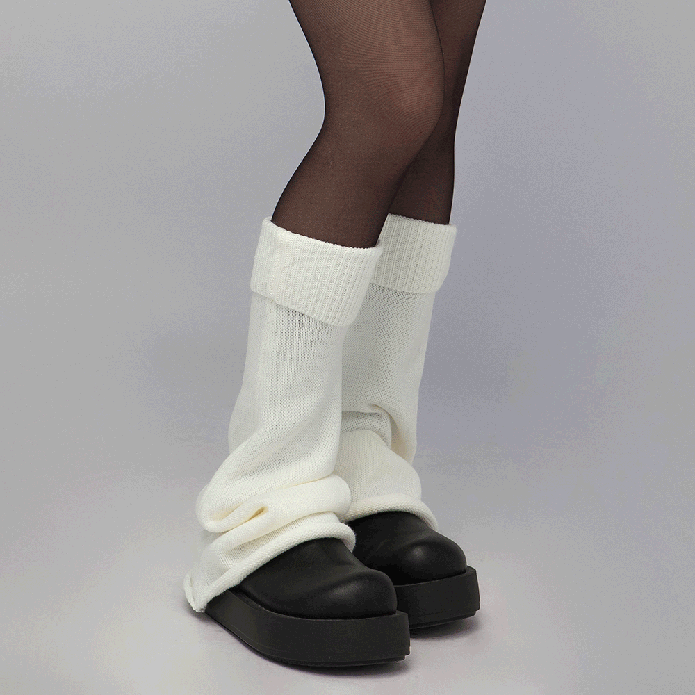 厚款毛線及膝襪套