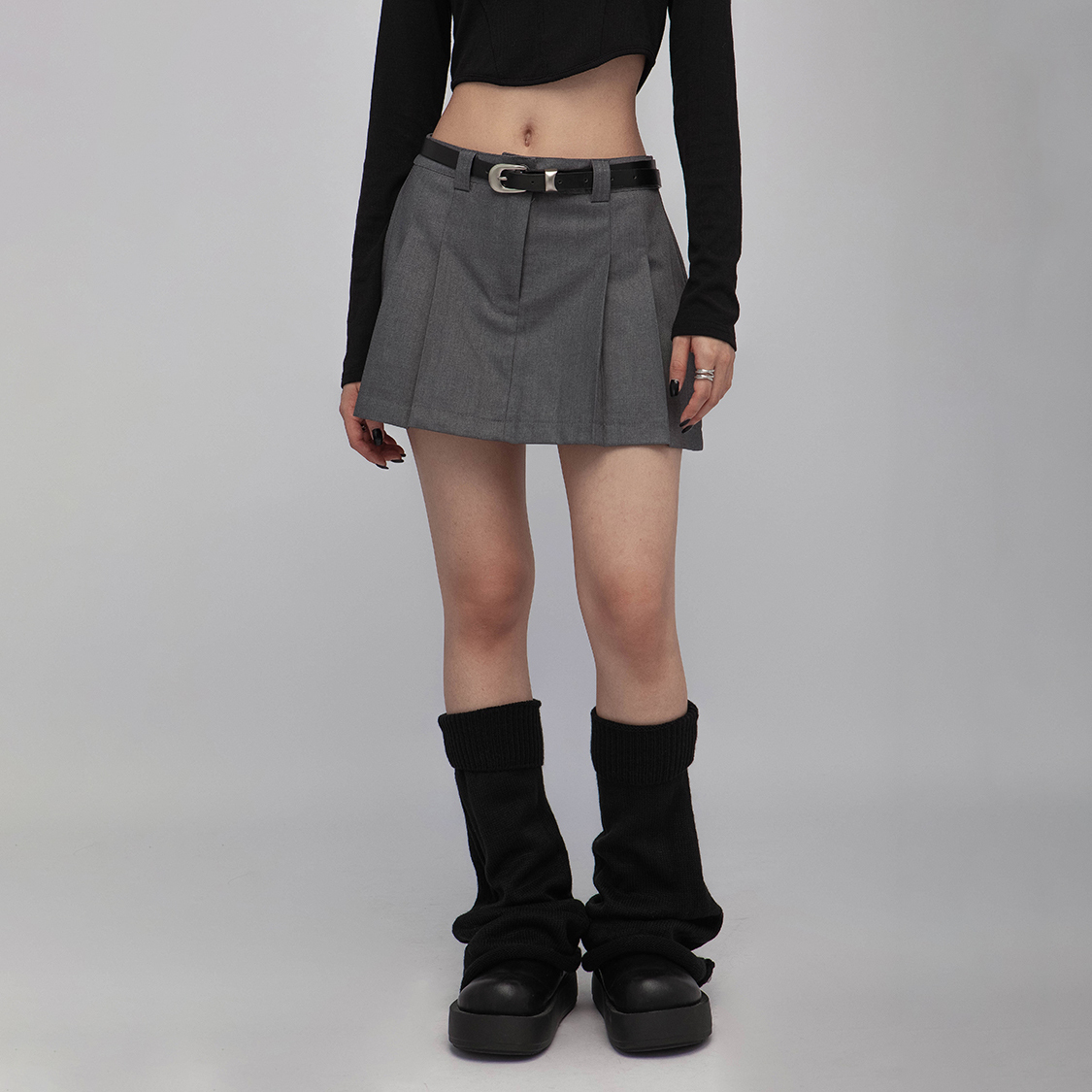 厚款毛線及膝襪套