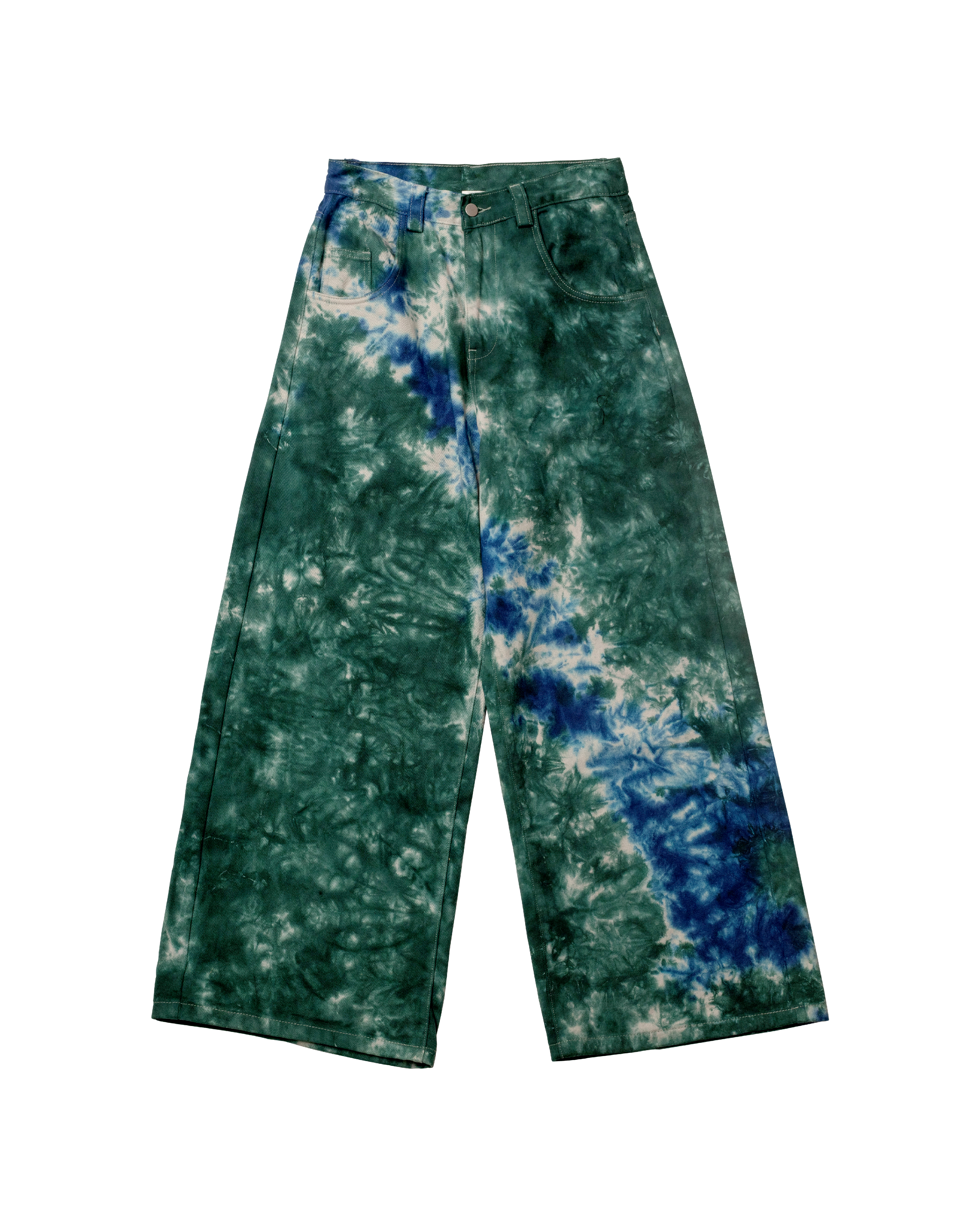 NOUVEAU Jeans With Wide Leg In Tie-Dye