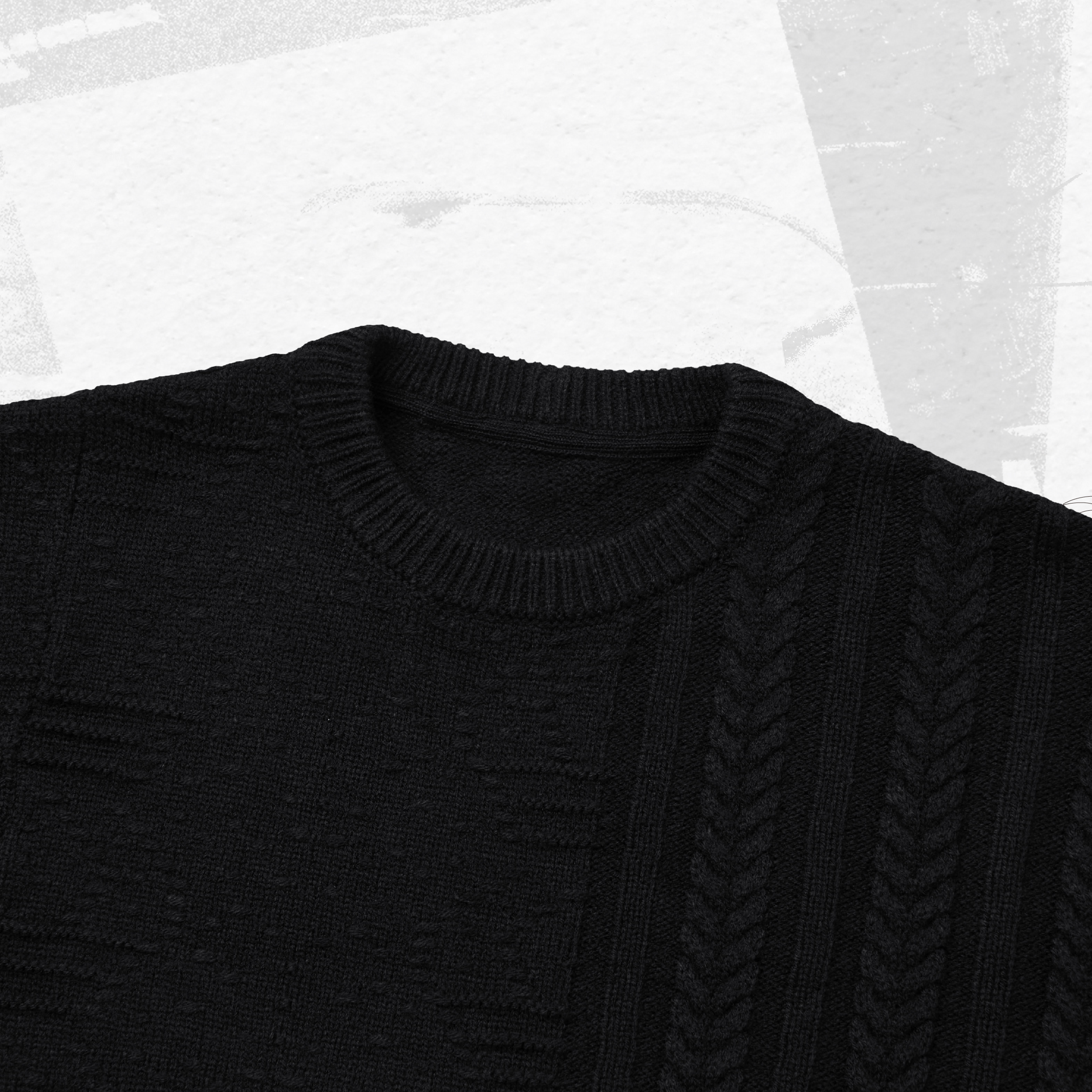 GMT-01S” Colossal Knit Sweater - Shadow