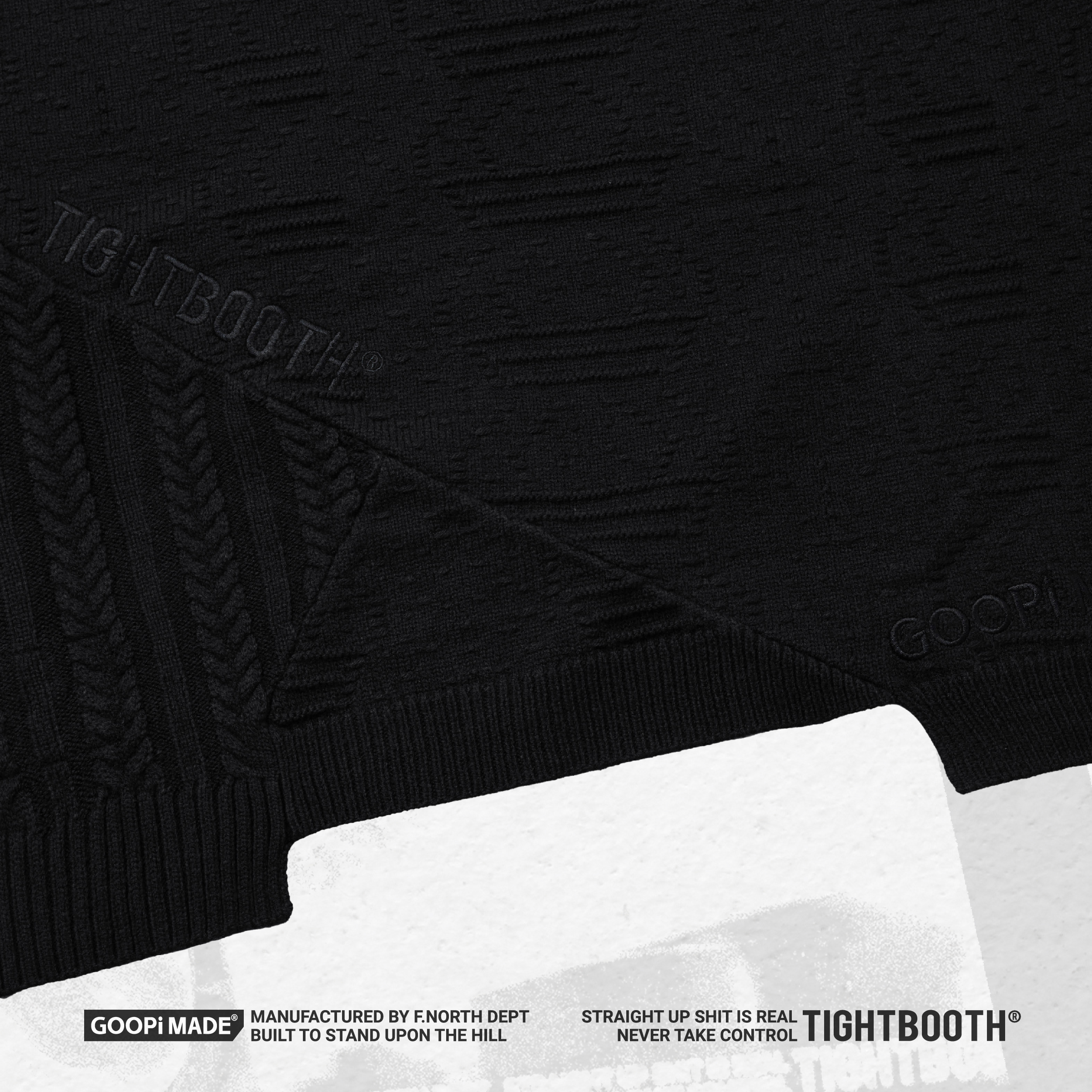 GMT-01S” Colossal Knit Sweater - Shadow