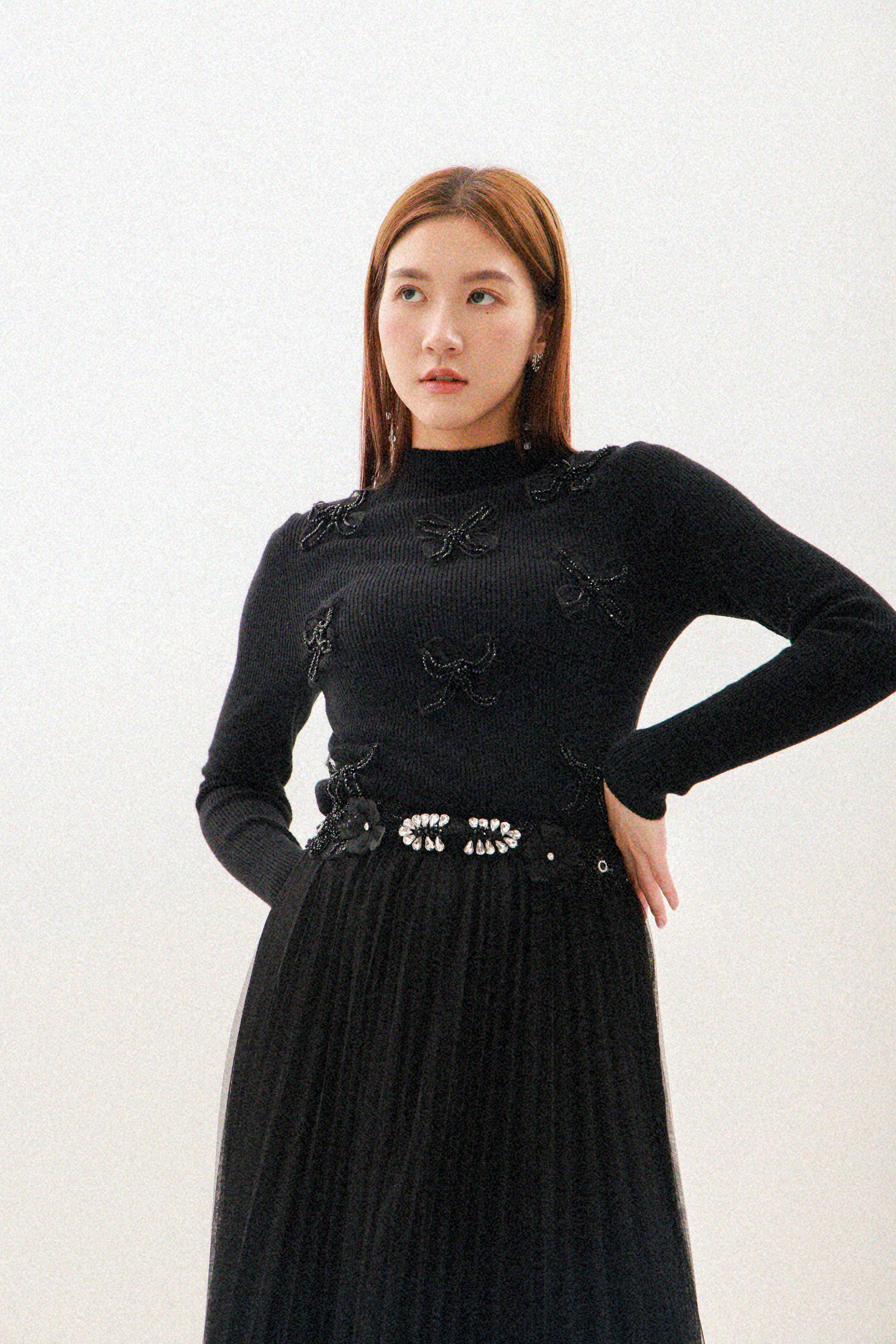 閃石花花針織上衣（現貨款式）