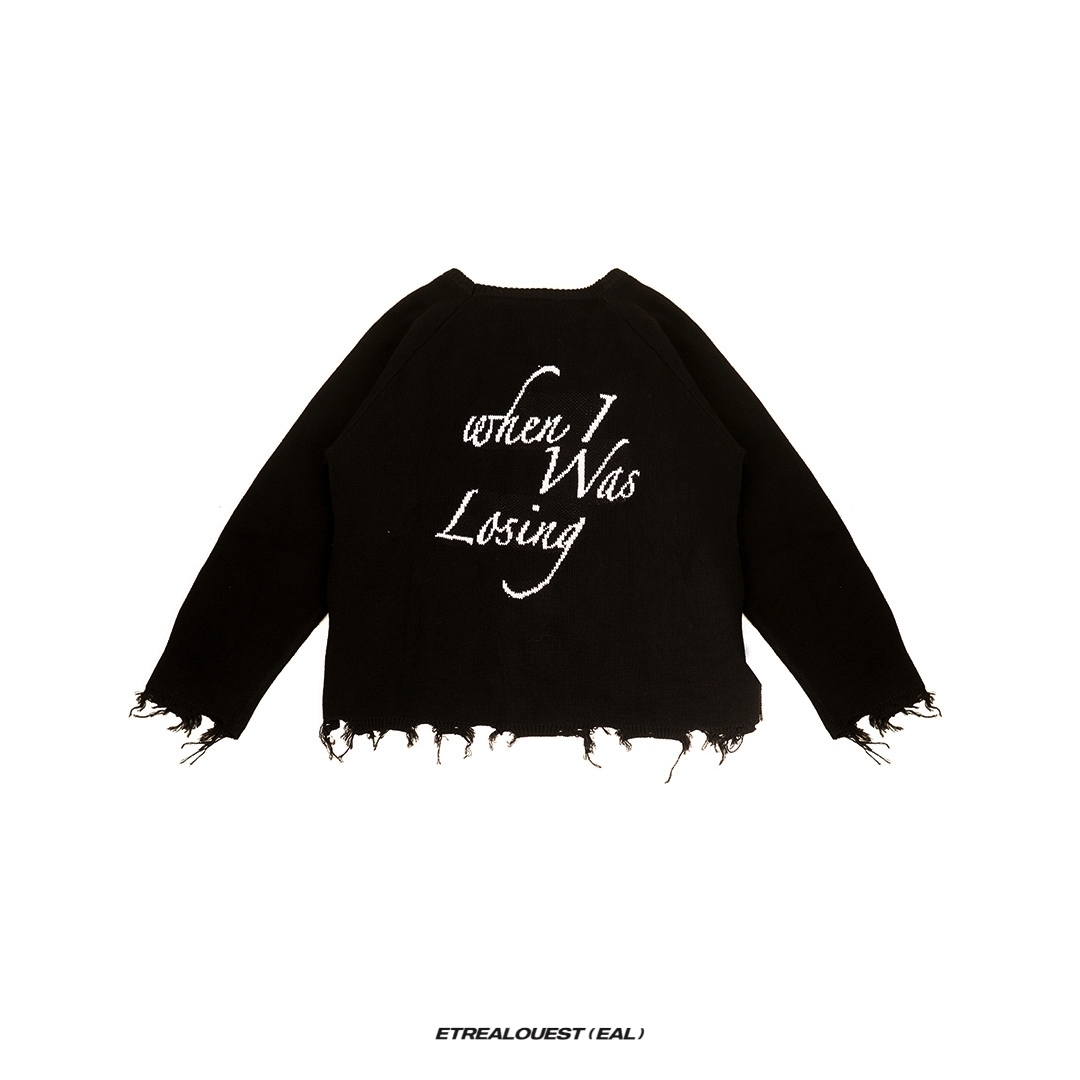 E'TREALOUEST Side Knit Sweater