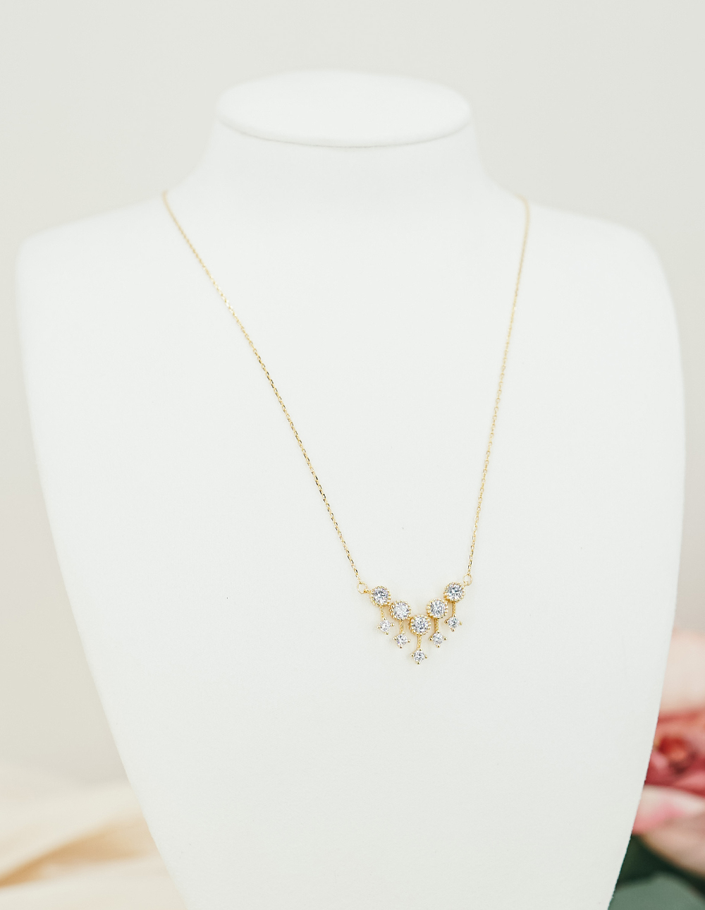 925 純銀流星水鑽項鍊