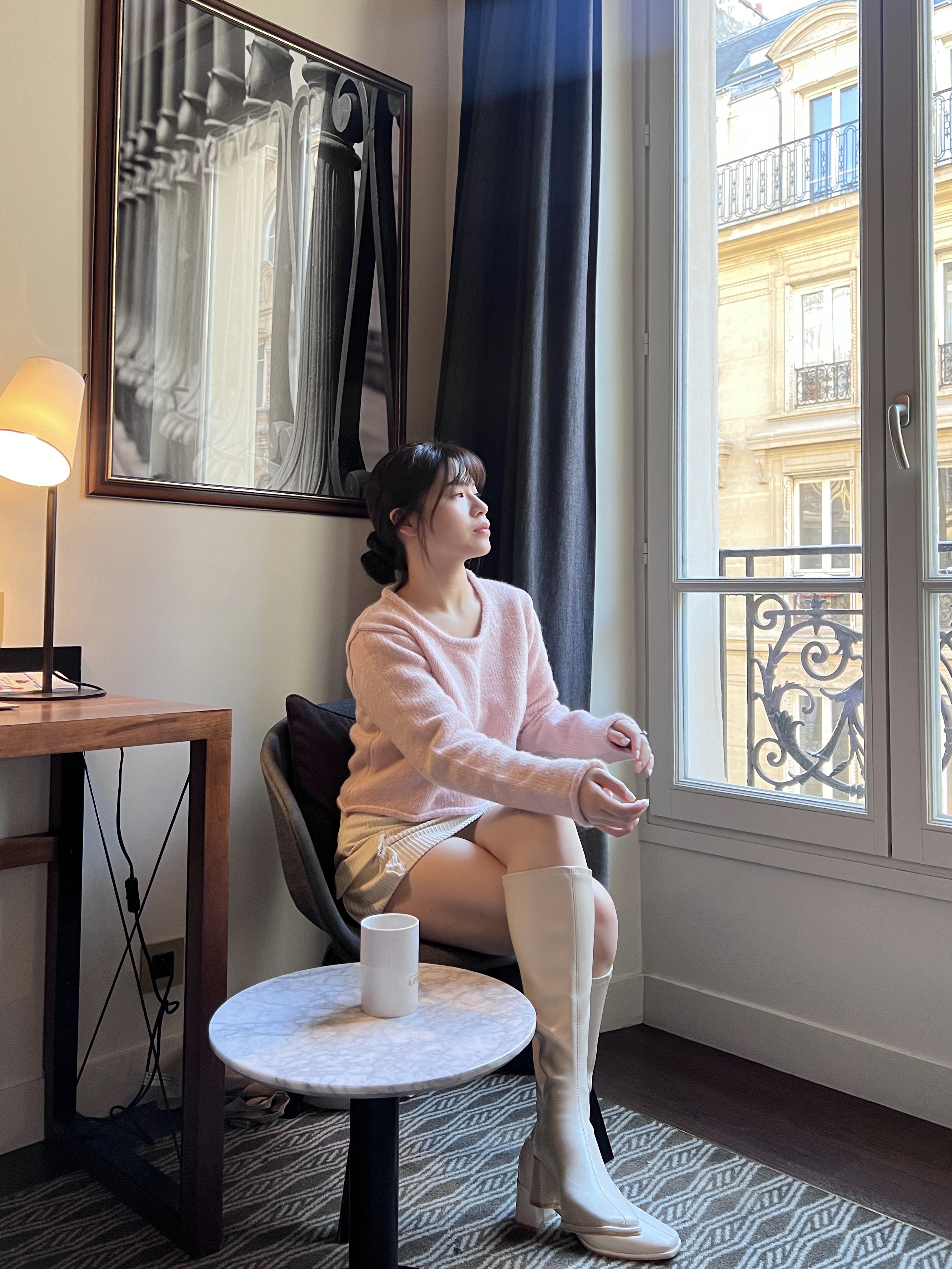 🦙羊毛捲捲邊上衣