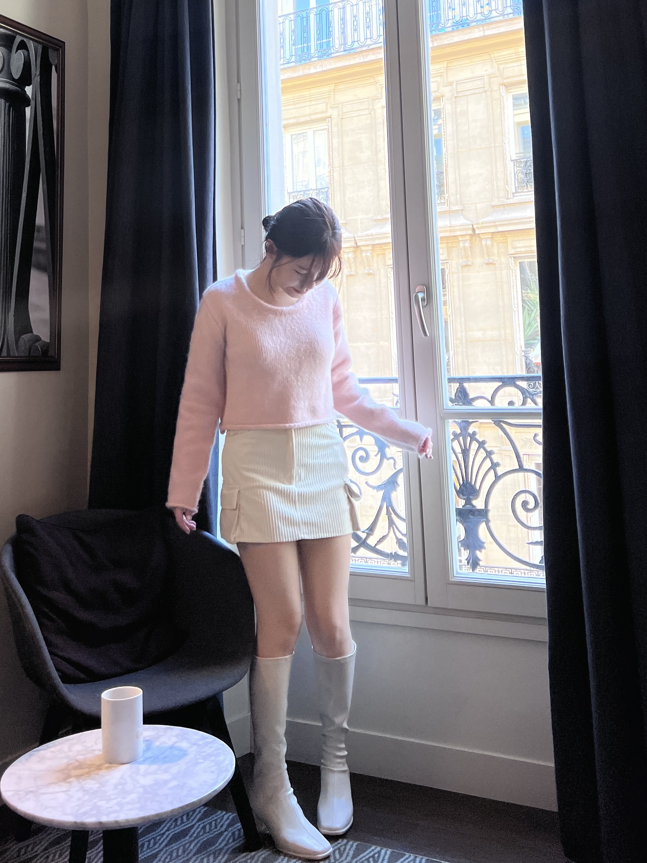 🦙羊毛捲捲邊上衣