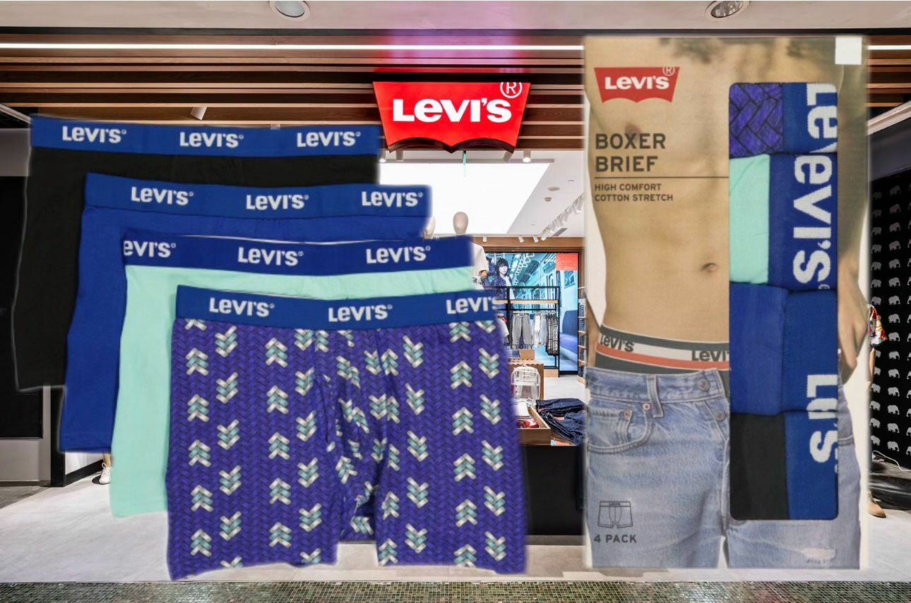【預購】LEVIS F121890 一套四條內褲