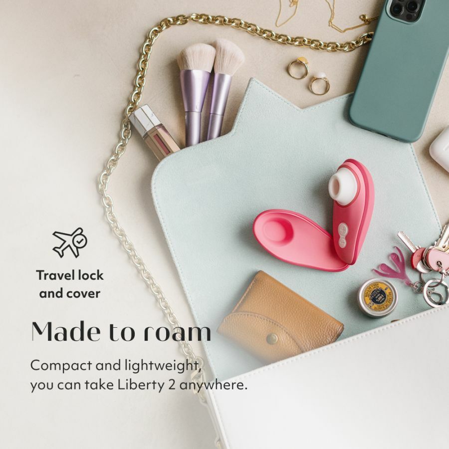 Womanizer Liberty 2 便攜式陰蒂吸啜器 (玫瑰/紫色/深綠色/淺綠色)