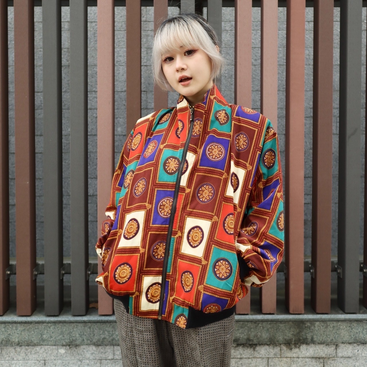 歐式博物館掛畫風薄身外套