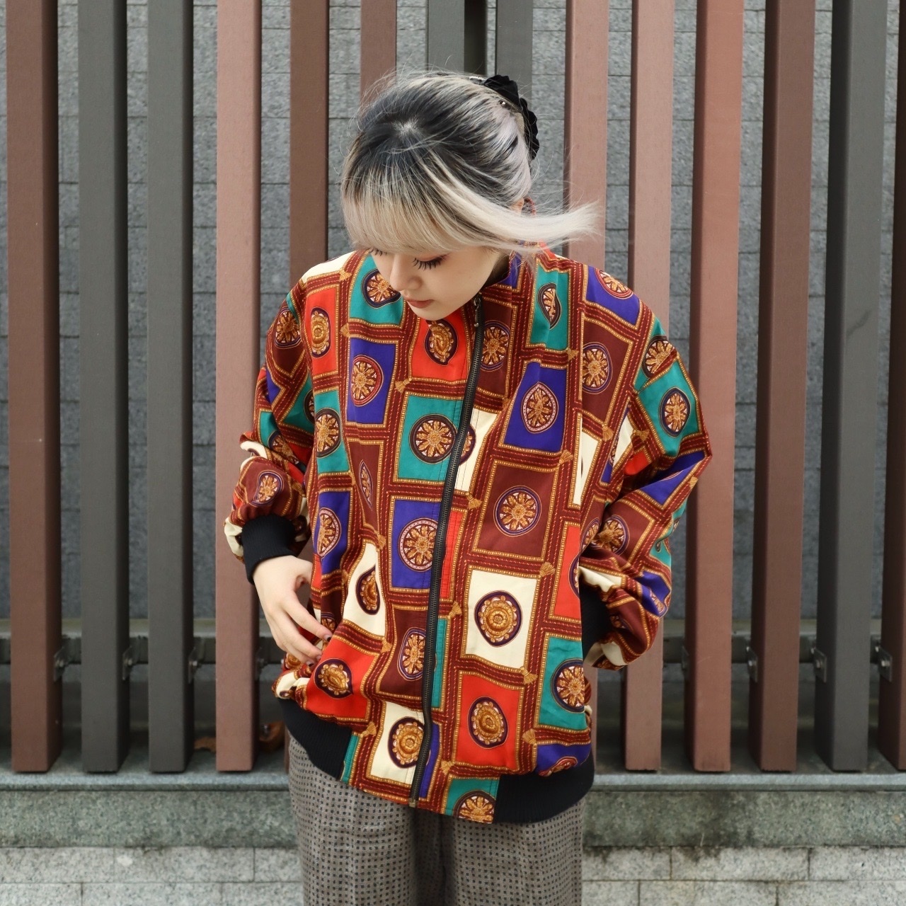 歐式博物館掛畫風薄身外套