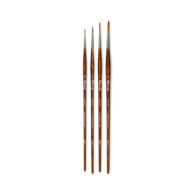 法國 Raphael 拉斐爾 8910 Precision 仿貂尼龍長峰圓筆 2/0-4號