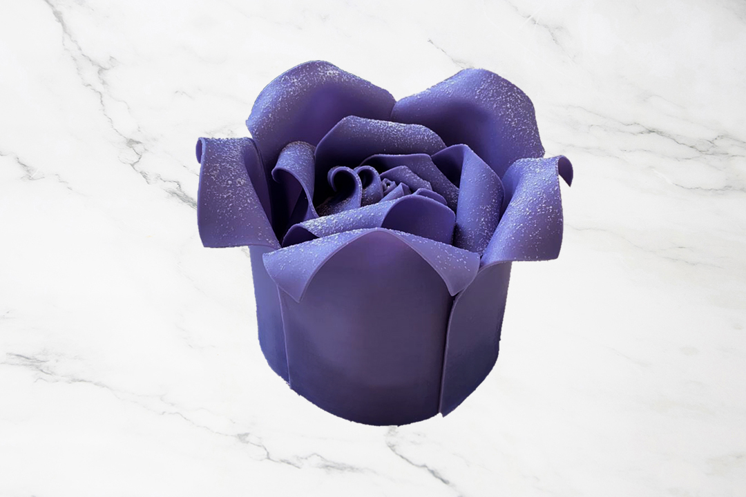 Deep Purple Rose Cake PTW014L