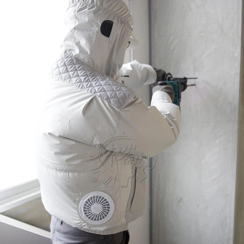 ＊中崙五金【缺貨中】MAKITA 牧田 (XL號) 充電式風扇衣 空調服 散熱衣DFJ407ZXL (含電池匣)