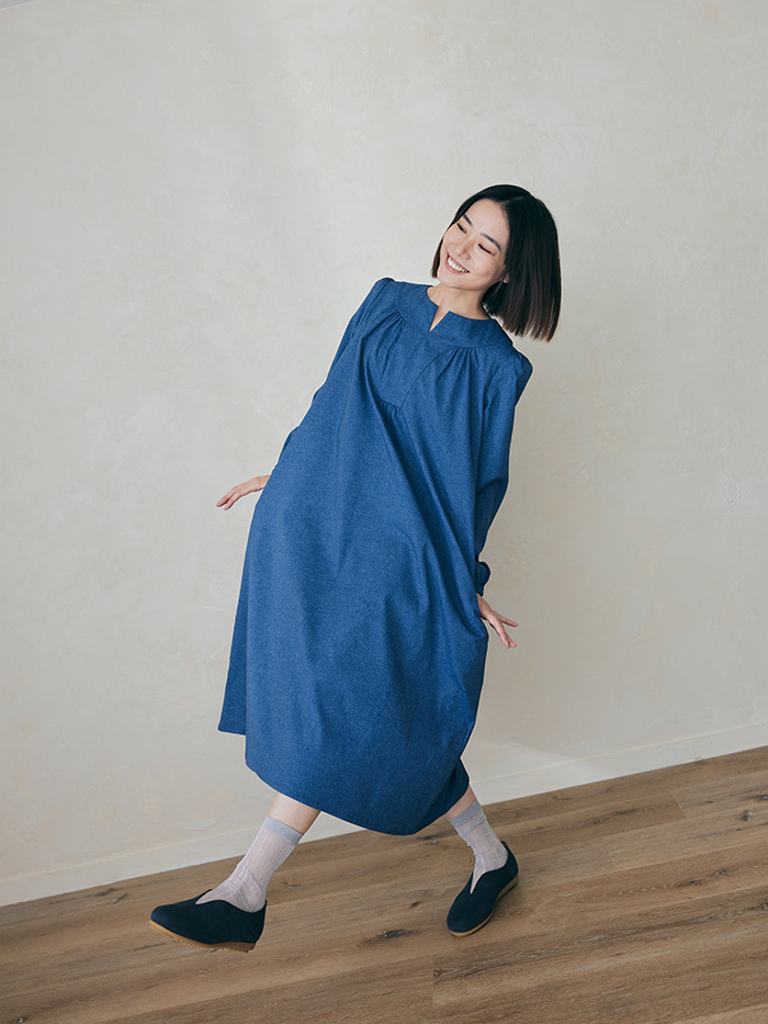 法國麵包鞋-藍帶