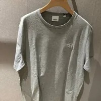[S] BURBERRY JENSON BBOX LOGO SHORT SLEEVE T-SHIRT,GREY MELANGE, 155201A1216-GREY MELANGE (SB72)