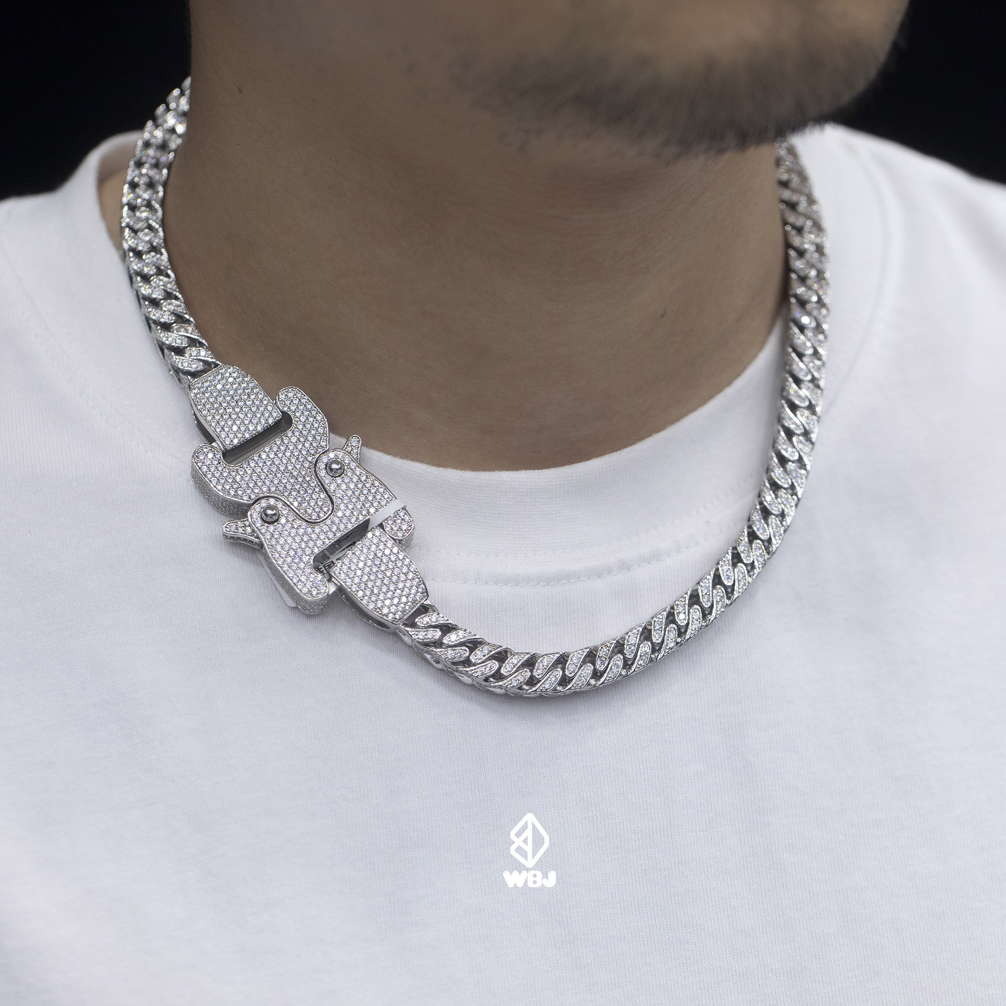 8mm 安全帶扣 法國項鍊