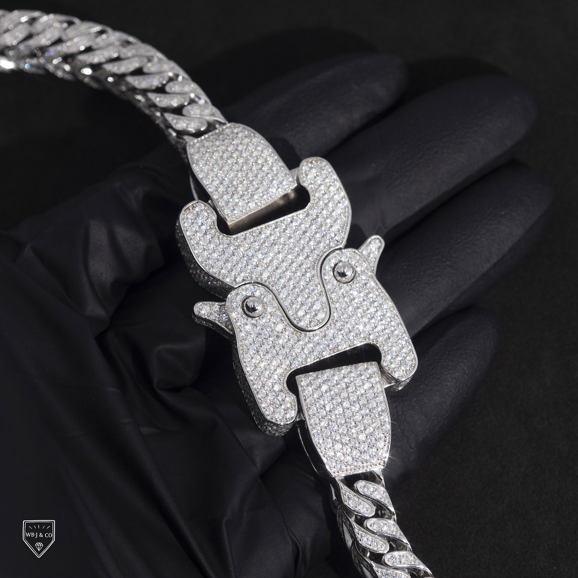 8mm 安全帶扣 法國項鍊