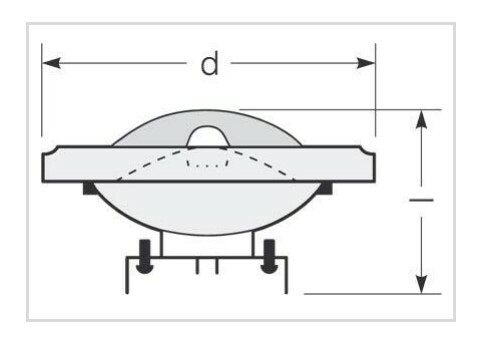 RADIUM AR111 75W 12V 8 DEG  低壓石英射膽