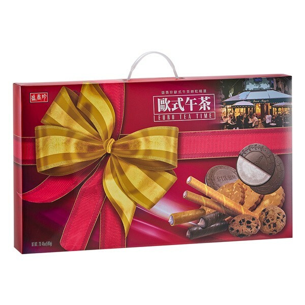 （箱購）盛香珍 歐式午茶餅乾禮盒580g(x6盒/箱)