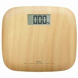 Dretec BS-171NW 日式淺色木紋 高品質 電子體重磅