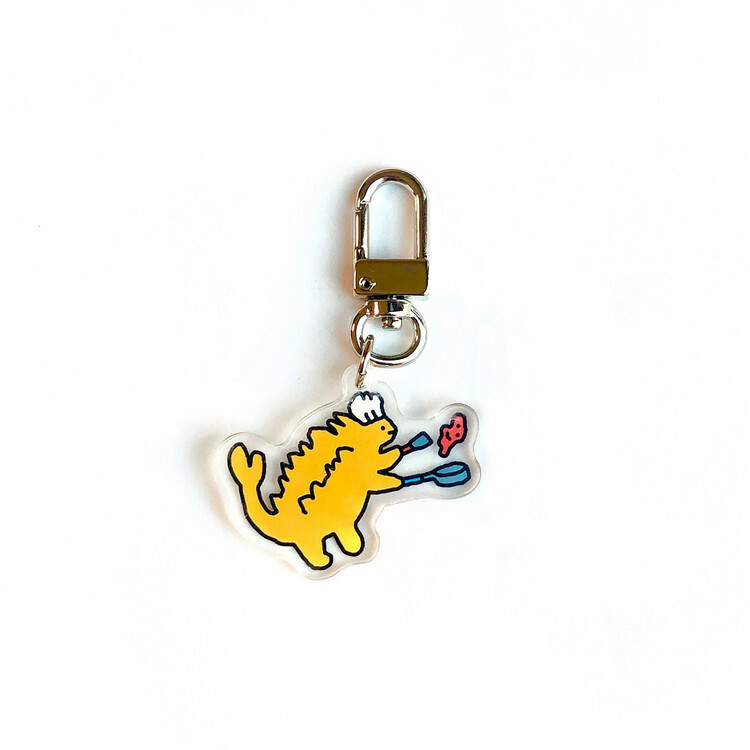 【Joguman】下廚的 Anklyo 壓克力鑰匙圈