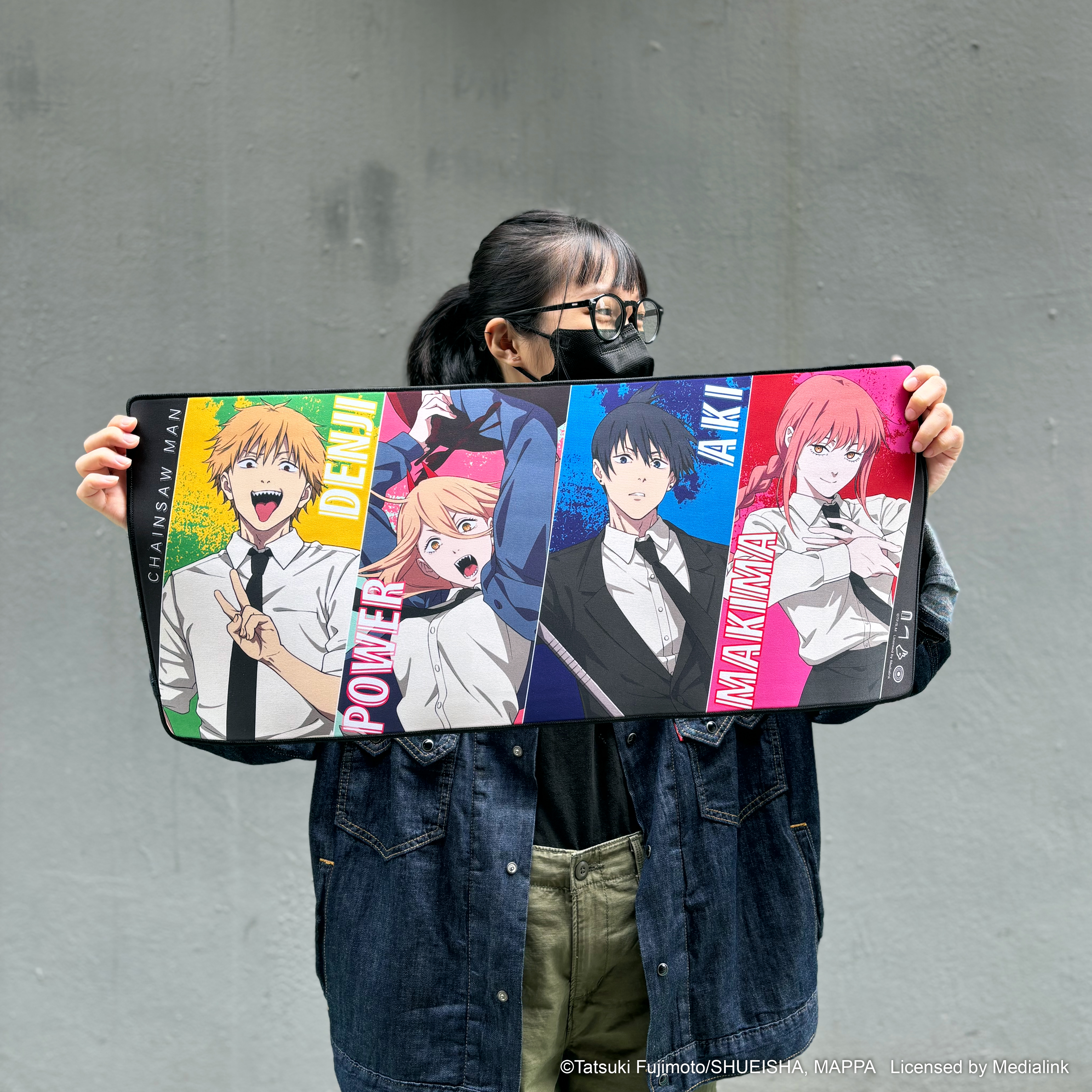 鏈鋸人-滑鼠墊-全員四人