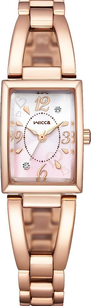 萬年鐘錶 - Citizen - Wicca  公主系列台灣限定款時尚優雅太陽能女錶   KF7-562-91 錶徑17MM