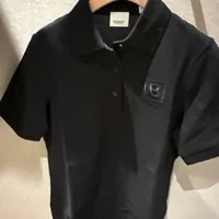 [S] BURBERRY MALLECO BBOX LOGO POLO SHIRT,BLACK, 140113A1189-BLACK (SB81)