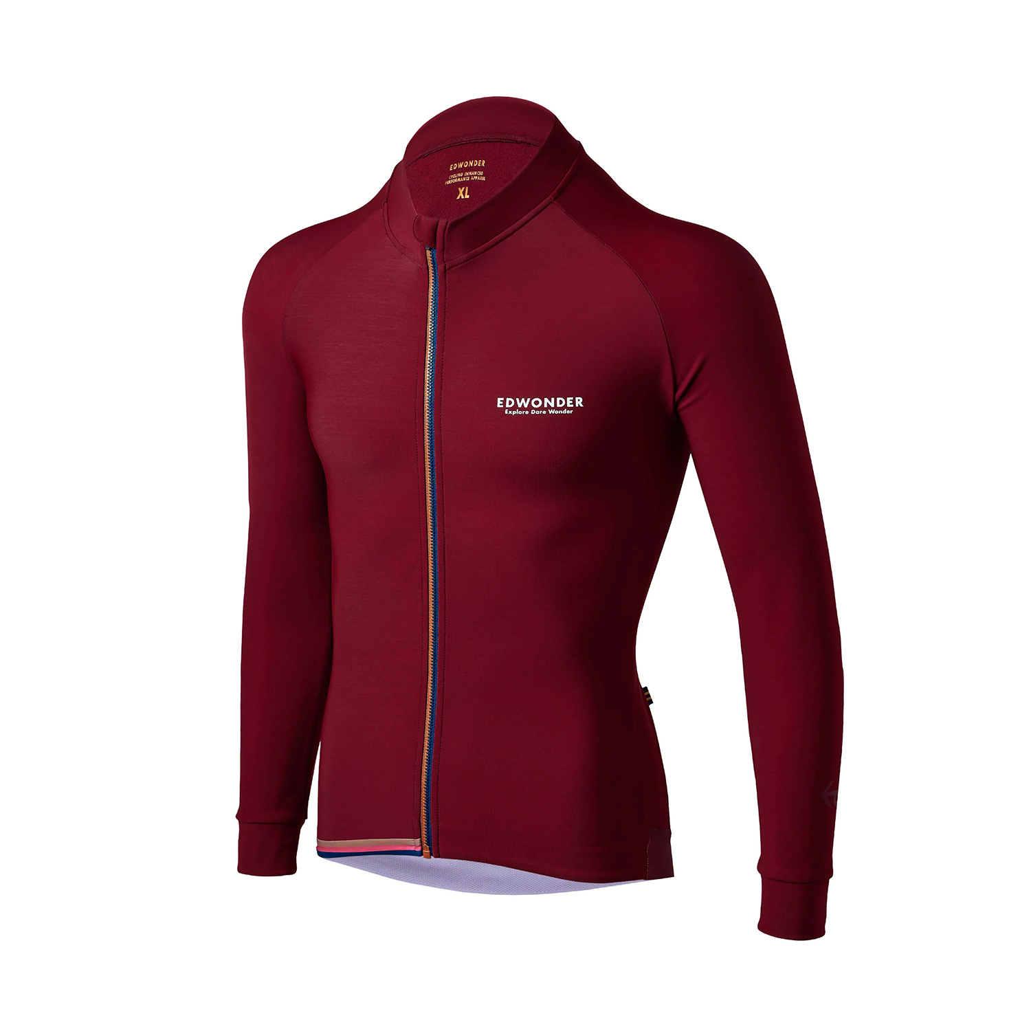EdWonder EdW Edition Thermal Long Sleeve Jersey Oak Maroon