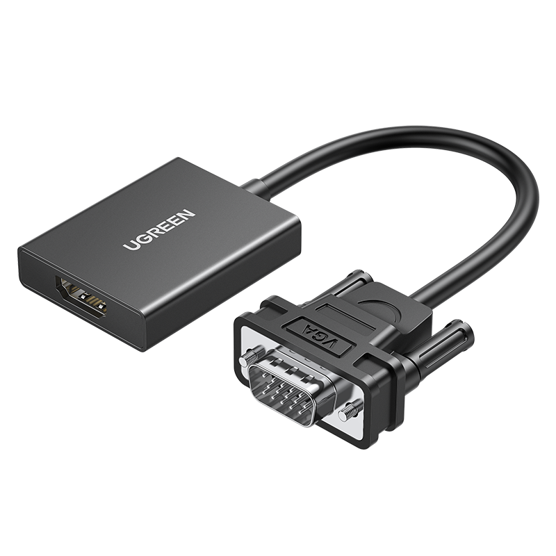 Ugreen VGA 公頭轉 HDMI 母頭轉換器_CM513-50945