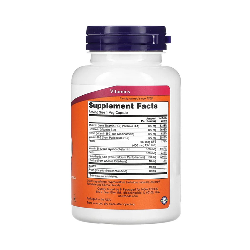 Now Foods, B-100, 100 Veg Capsules