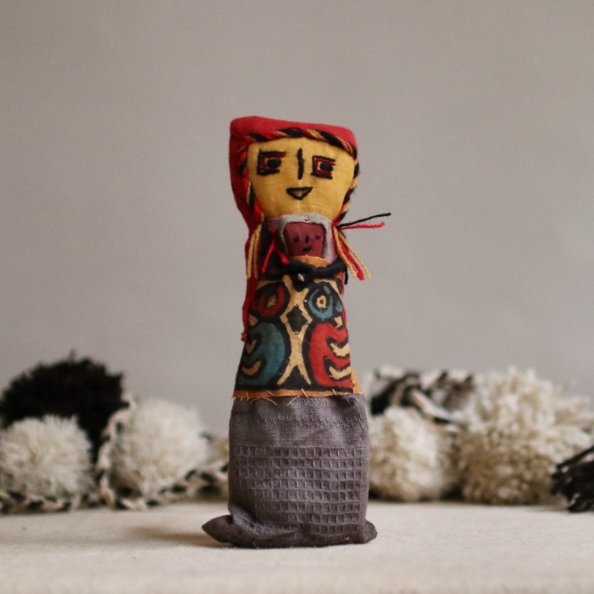 秘魯古布錢凱娃娃 Chancay doll - A