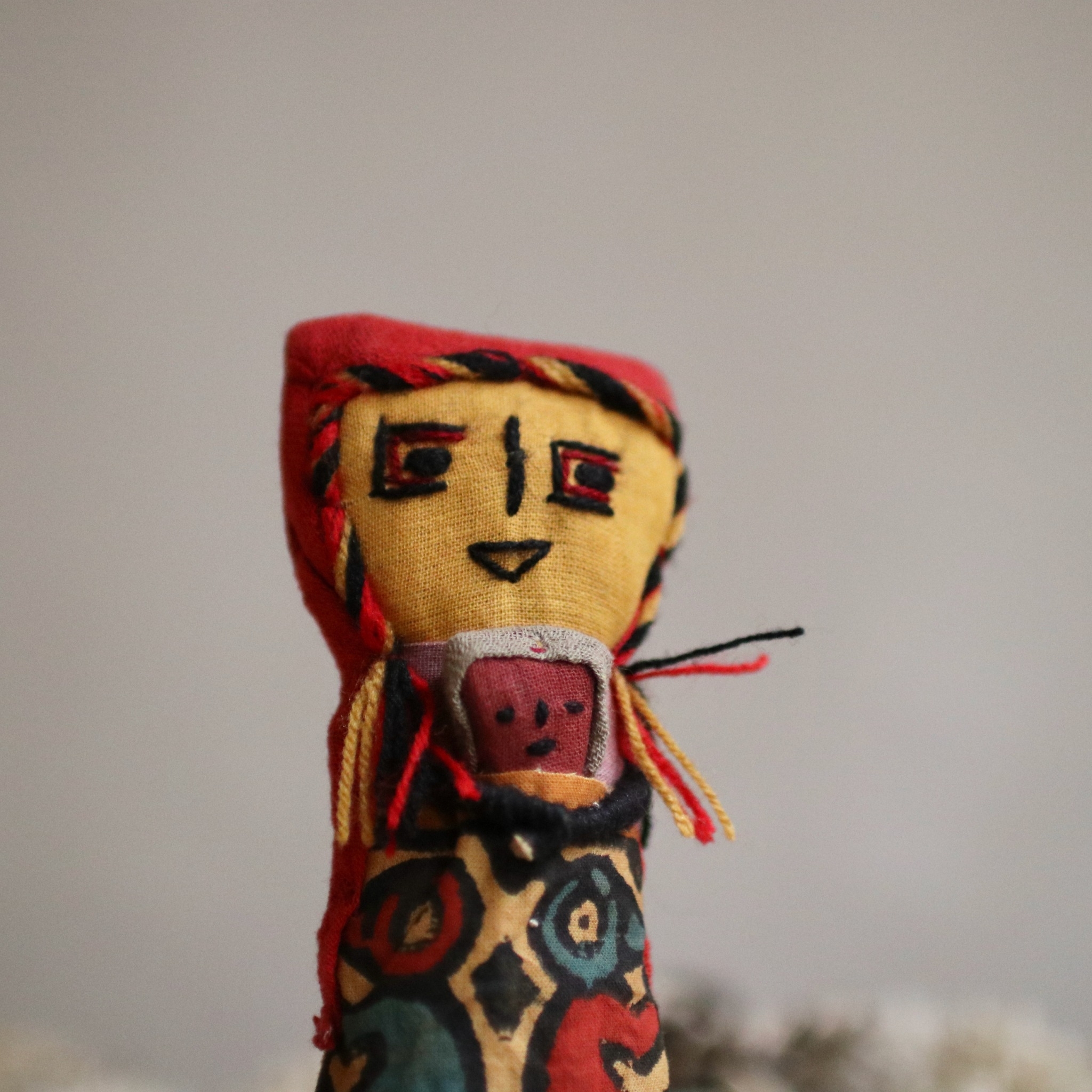 秘魯古布錢凱娃娃 Chancay doll - A