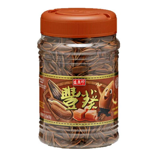 （箱購）盛香珍 豐葵焦糖香瓜子禮桶730g(6入/箱)