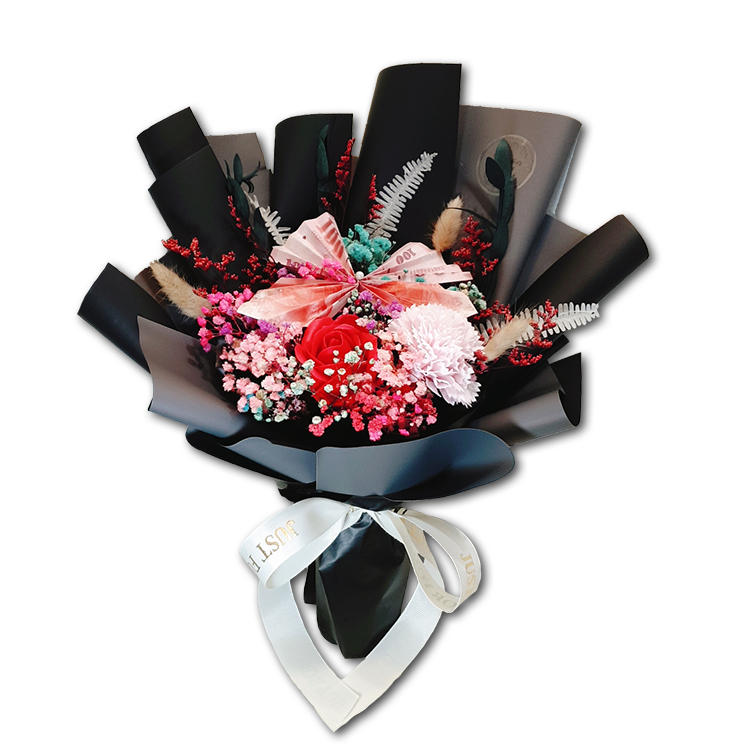 鈔票花束,新款鈔票花束蝴蝶造型鈔票花束,桃園花店,桃園花束,桃園幸福禮物,桃園婚禮小物幸福禮物