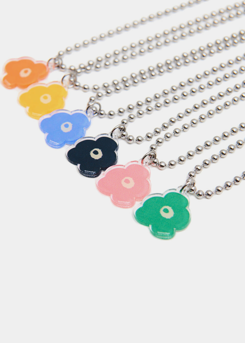 foreverybari new york 三色堇寵愛項鍊 (蜜桃)