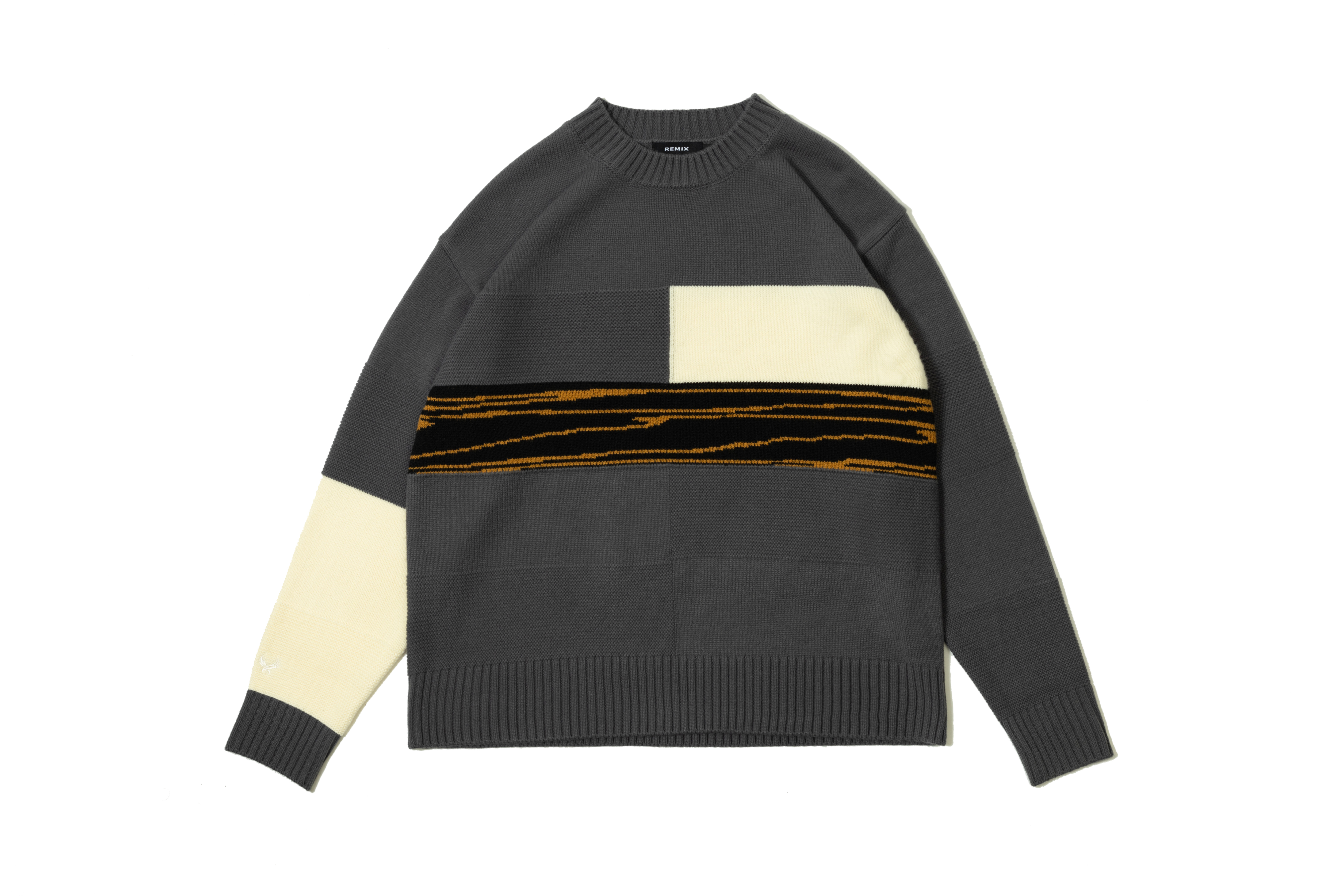 REMIX "Radio Wave Sweater" (Grey)