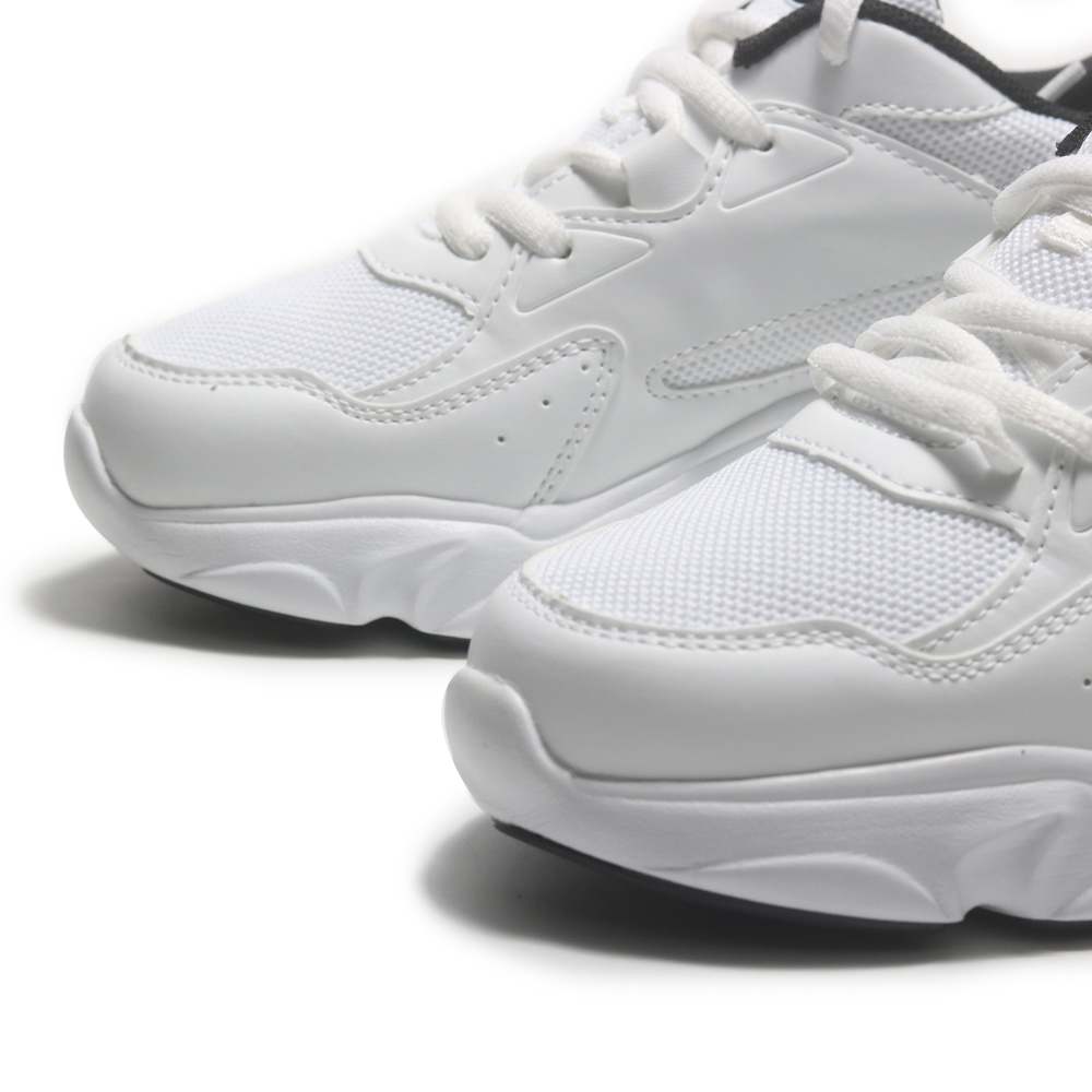 【下殺↘ $1290】FILA 休閒鞋 白黑 格紋 復古 老爹鞋 女 5J329Y110