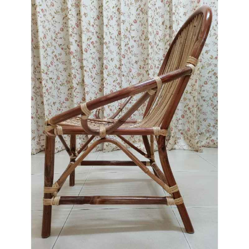 Rattan Chair with Headrest for Garden Living Room Bedroom Rotan (Small & Large)