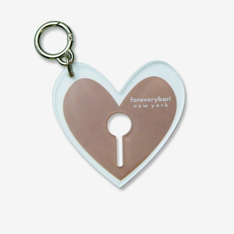 foreverybari new york 永恆之心便便袋鑰匙圈 (可可)