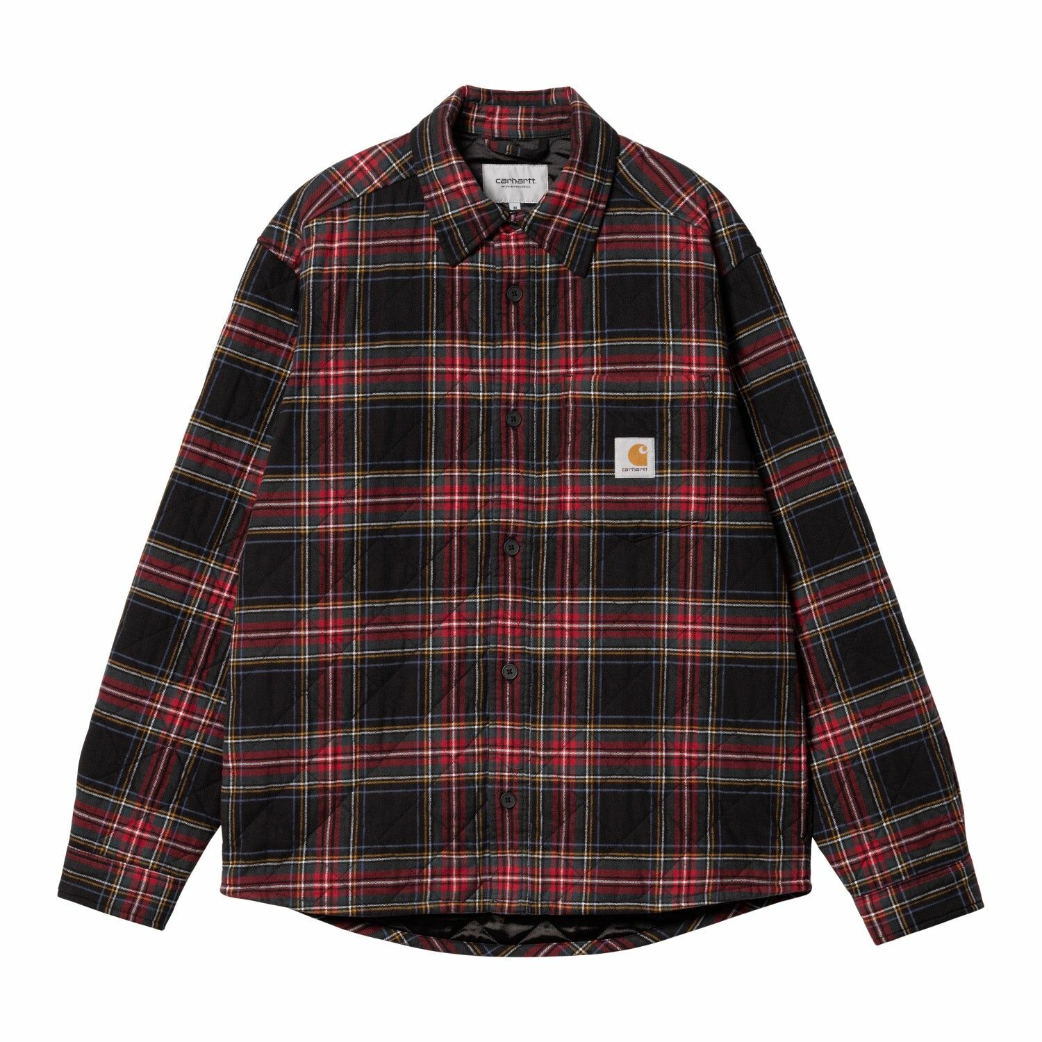 2023AW CARHARTT WIP Wiles Shirt Jac 鋪棉 格紋 法蘭絨 襯衫 外套 現貨 I032212