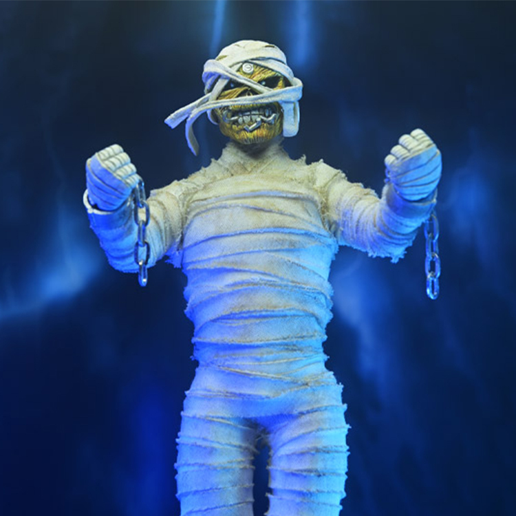 NECA 鐵娘子樂團 8吋 木乃伊艾迪 穿衣公仔 再販