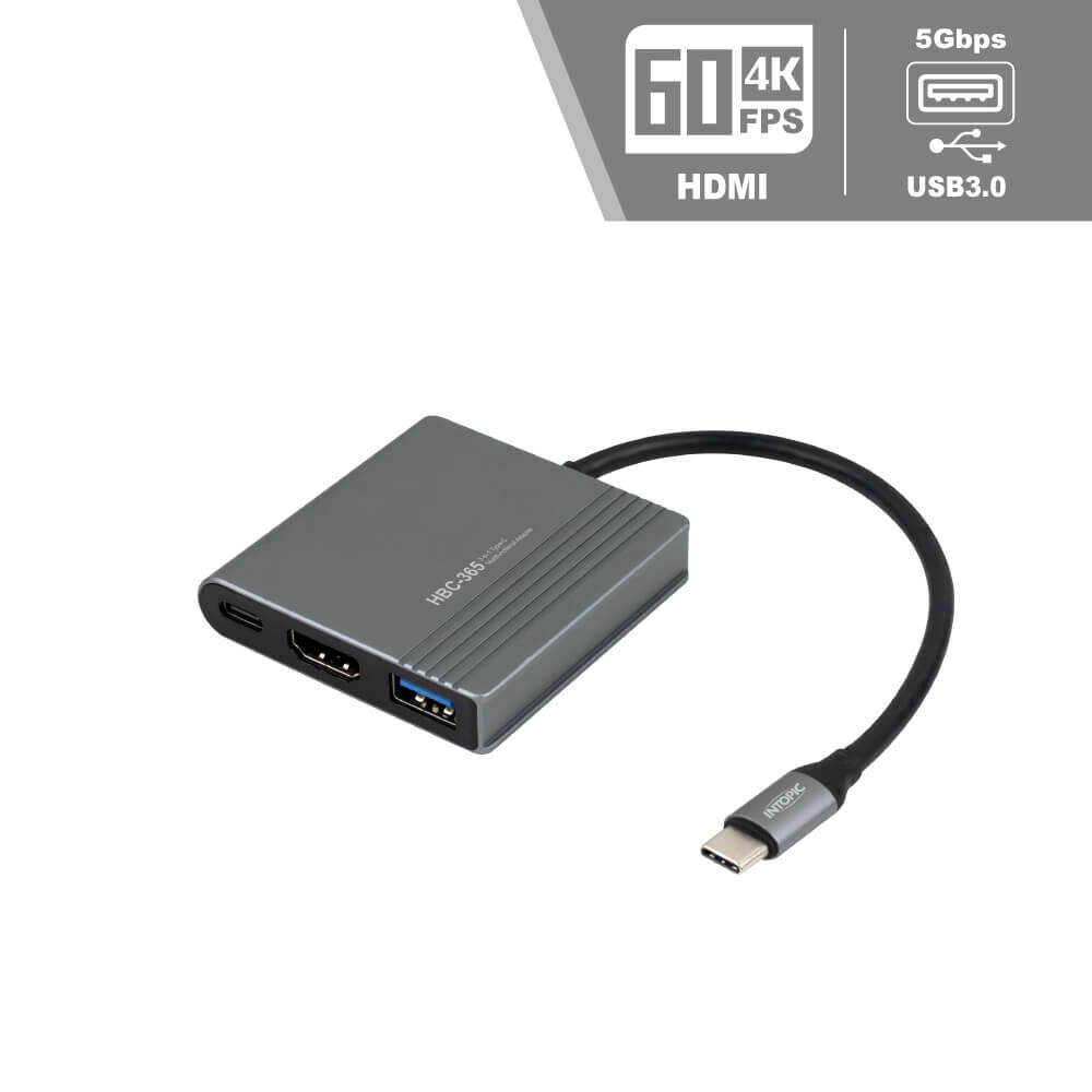 三合一Type-C多功能轉接器 HBC-365