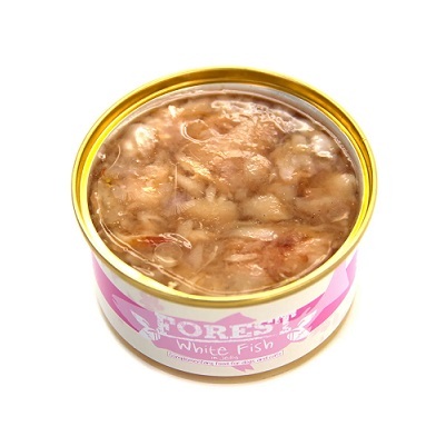 Forest 無穀物罐頭系列 < 貓狗合用 > - 白身魚 80g【原箱24罐】