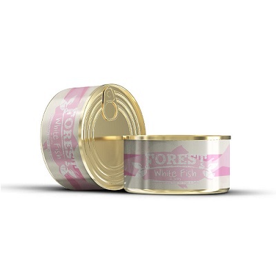 Forest 無穀物罐頭系列 < 貓狗合用 > - 白身魚 80g【原箱24罐】